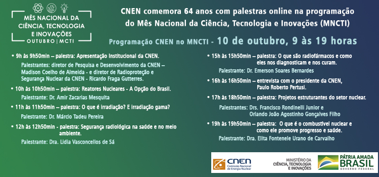 Semana Nacional de Ciência e Tecnologia 2020